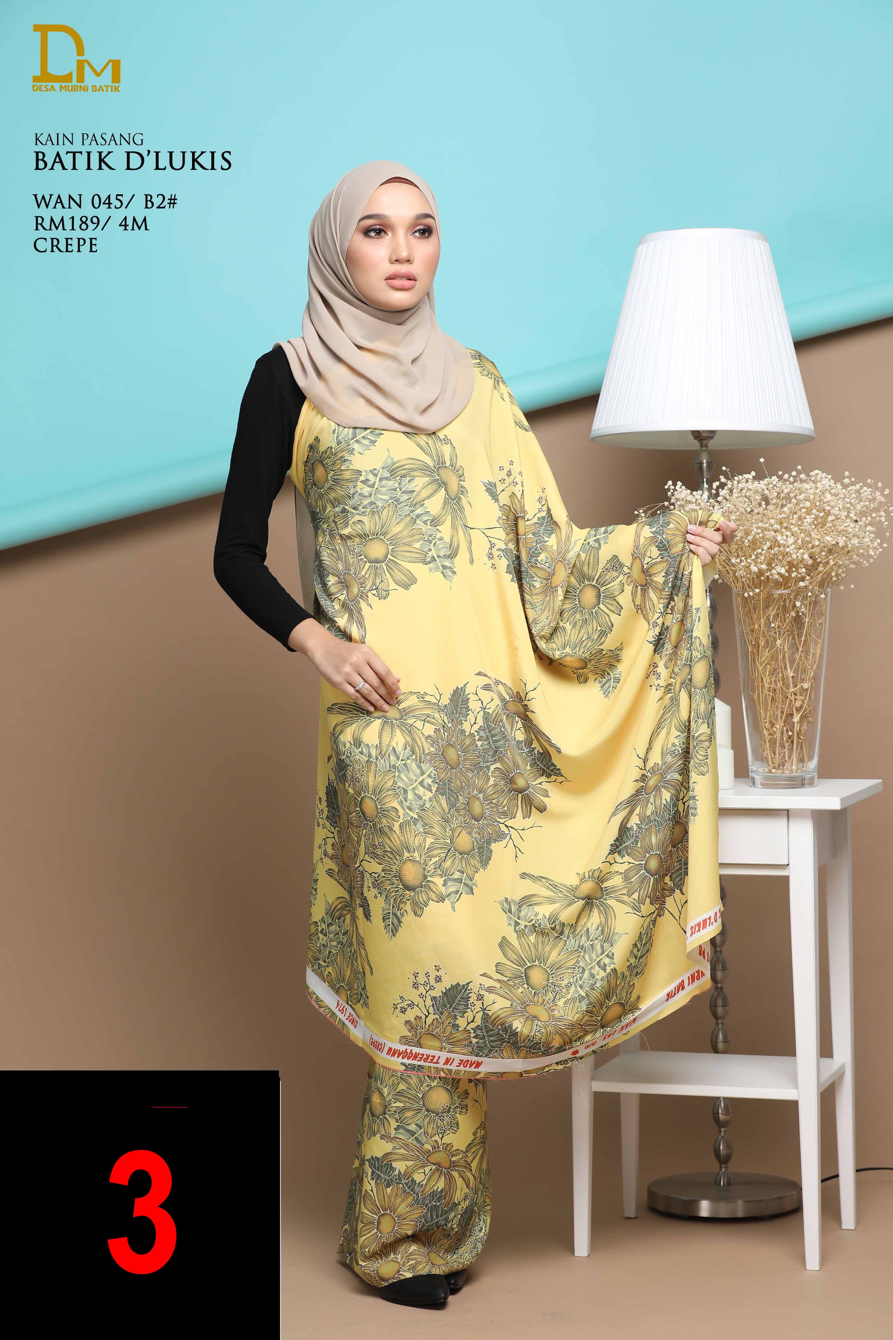BATIK D' LUKIS WAN 045 CREPE