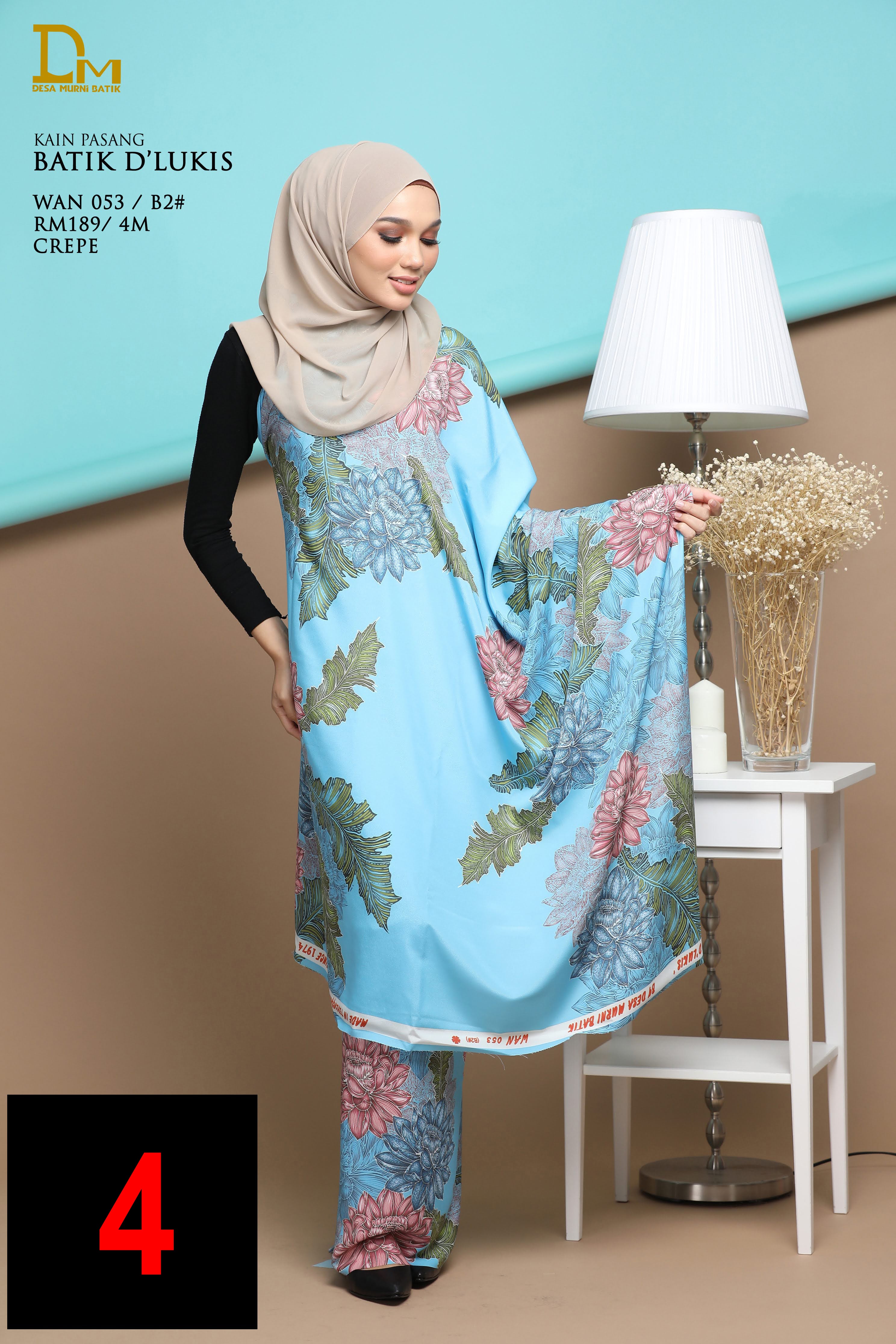 BATIK D' LUKIS WAN 053 CREPE