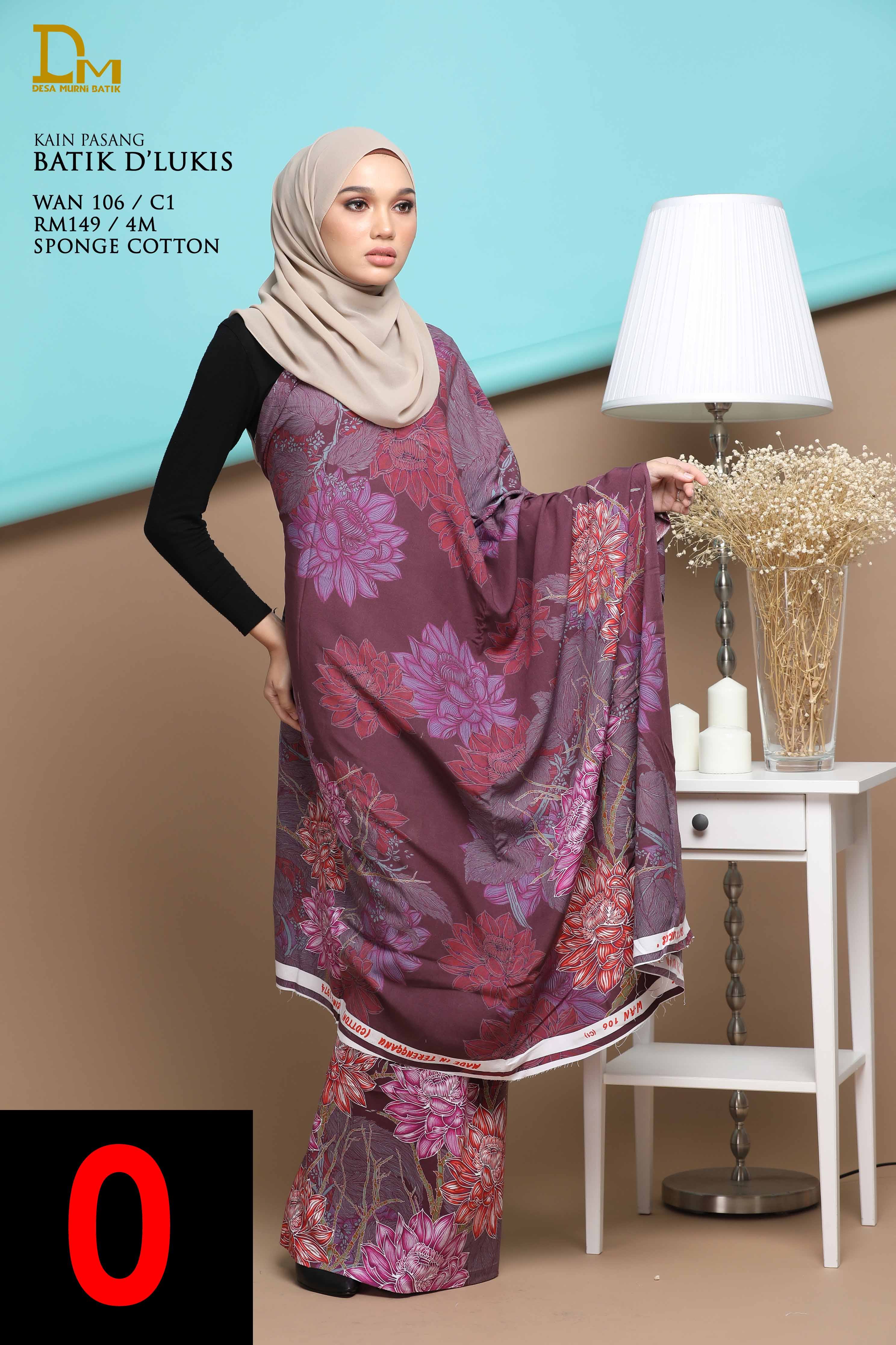 BATIK D' LUKIS WAN 106 SPONGE COTTON