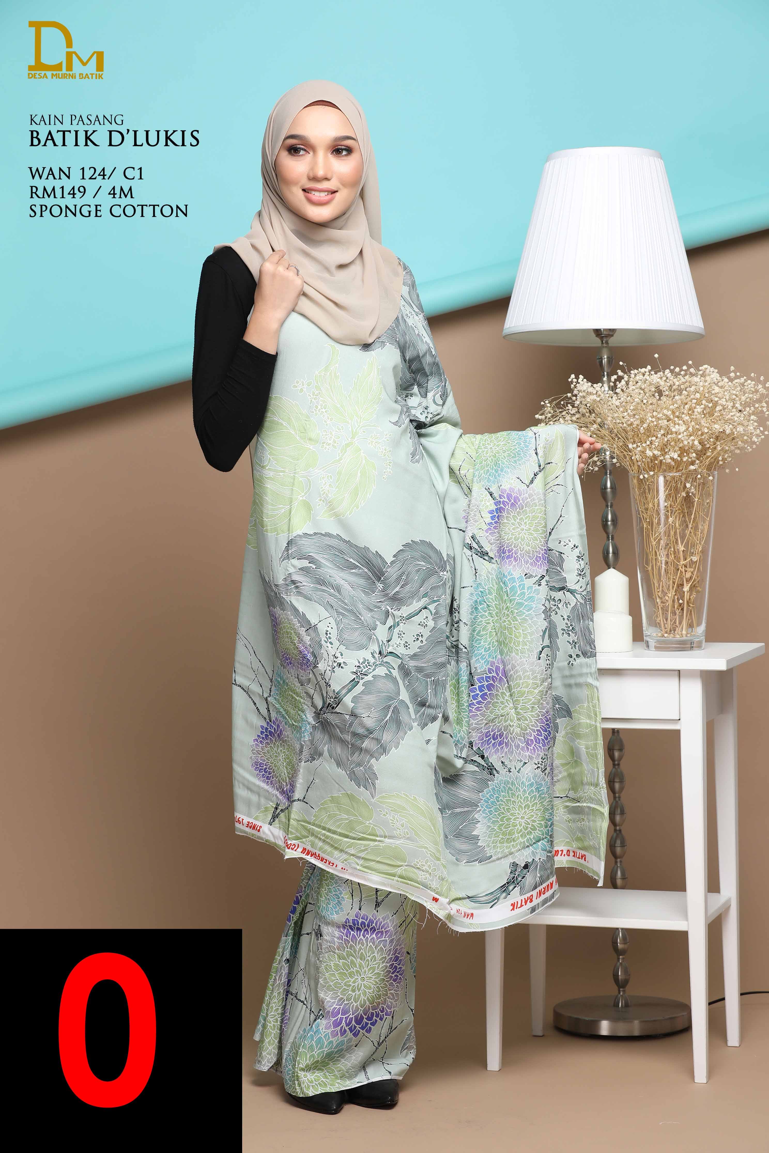 BATIK D' LUKIS WAN 124 SPONGE COTTON