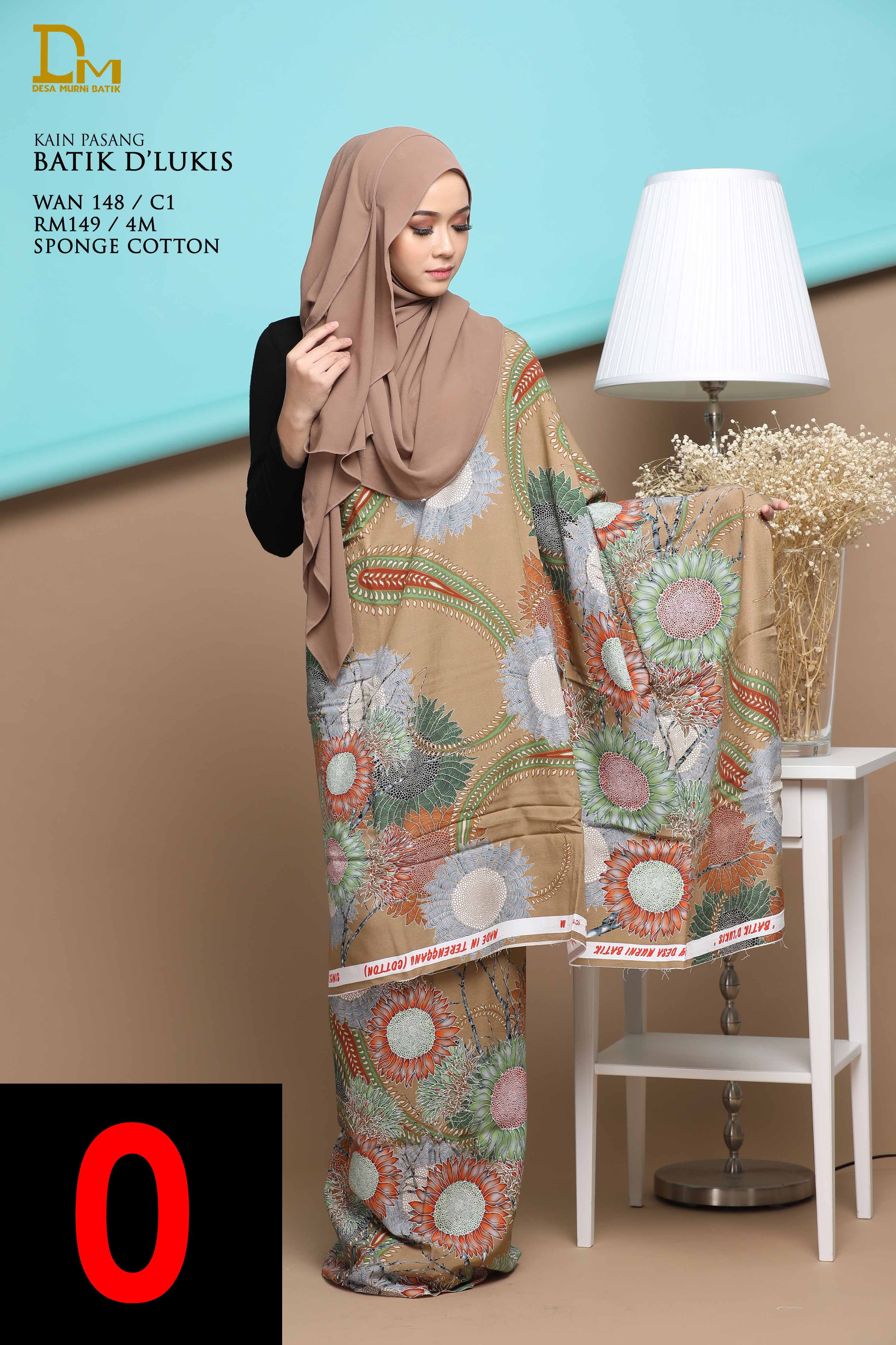 BATIK D' LUKIS WAN 148 SPONGE COTTON