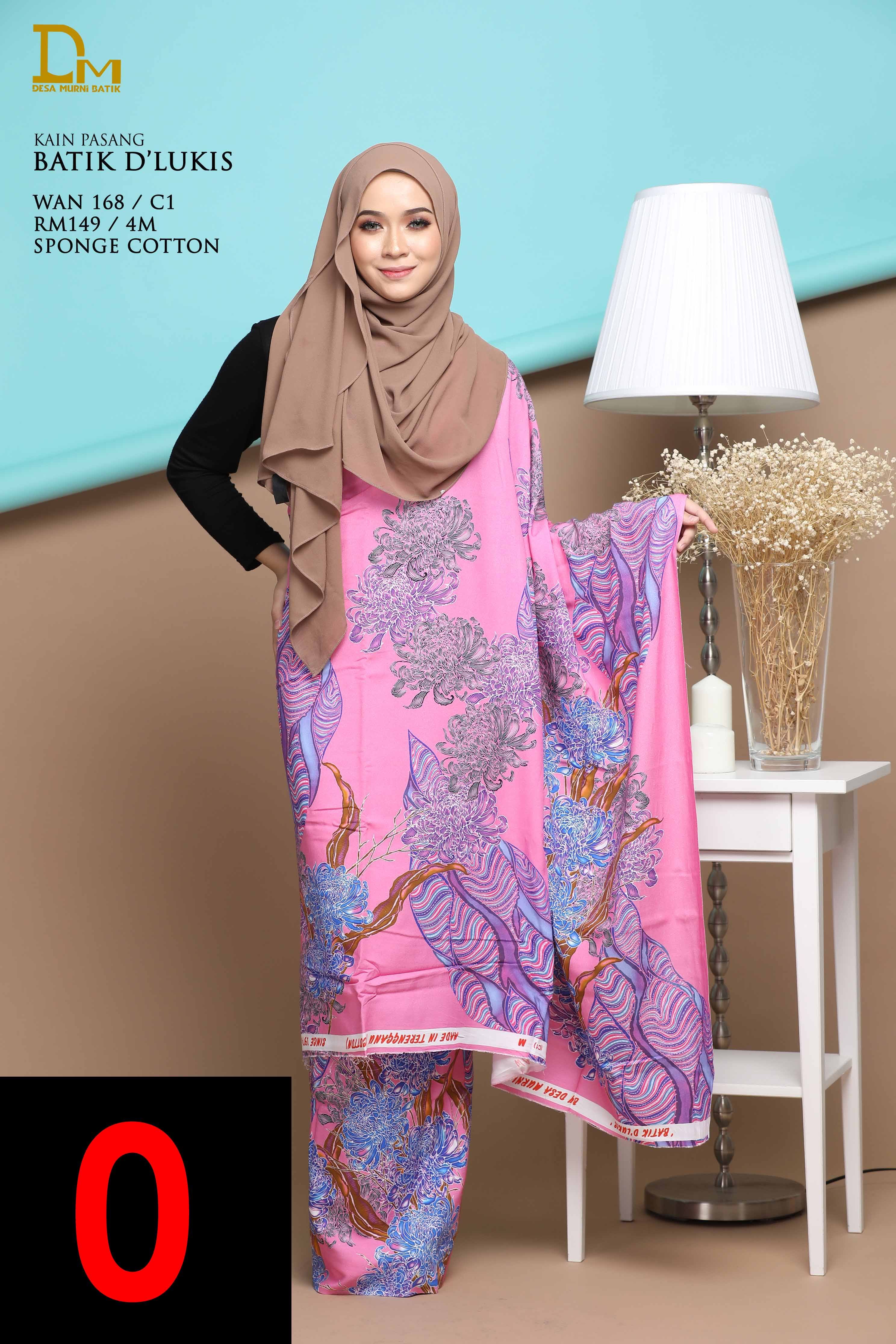 BATIK D' LUKIS WAN 168 SPONGE COTTON