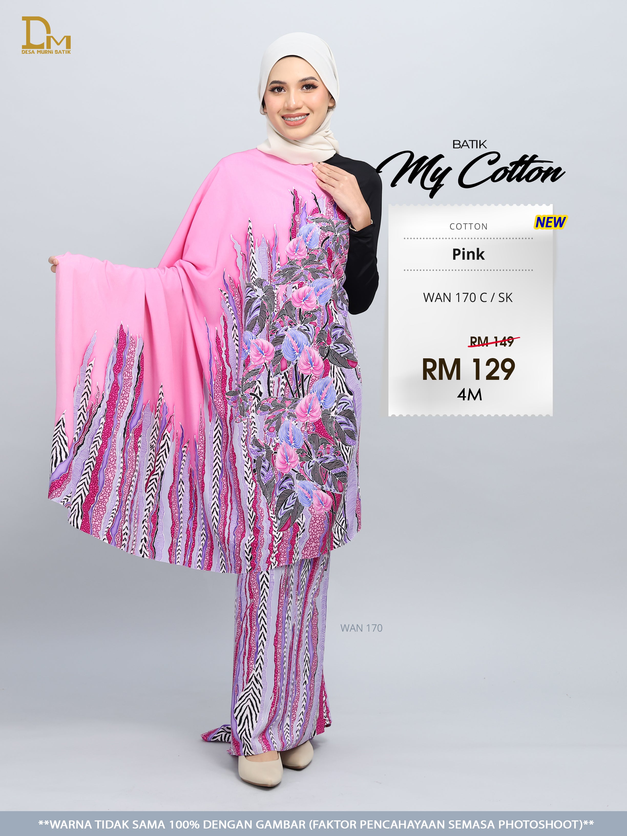 BATIK MY COTTON WAN 170 C / SK PINK