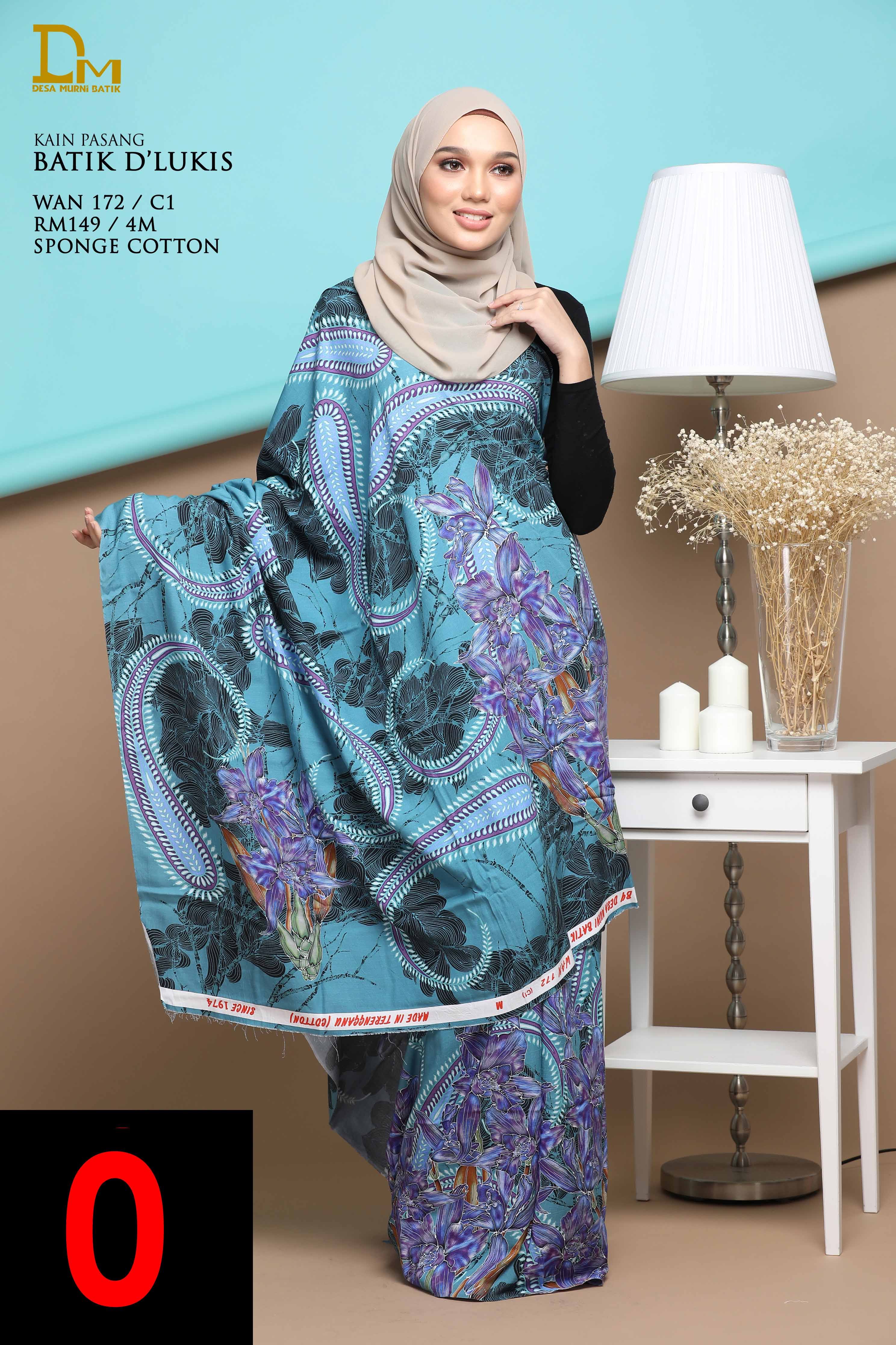 BATIK D' LUKIS WAN 172 SPONGE COTTON