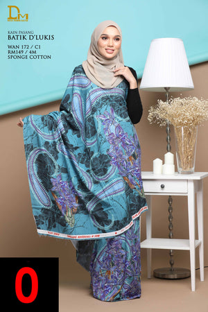 BATIK D' LUKIS WAN 172 SPONGE COTTON