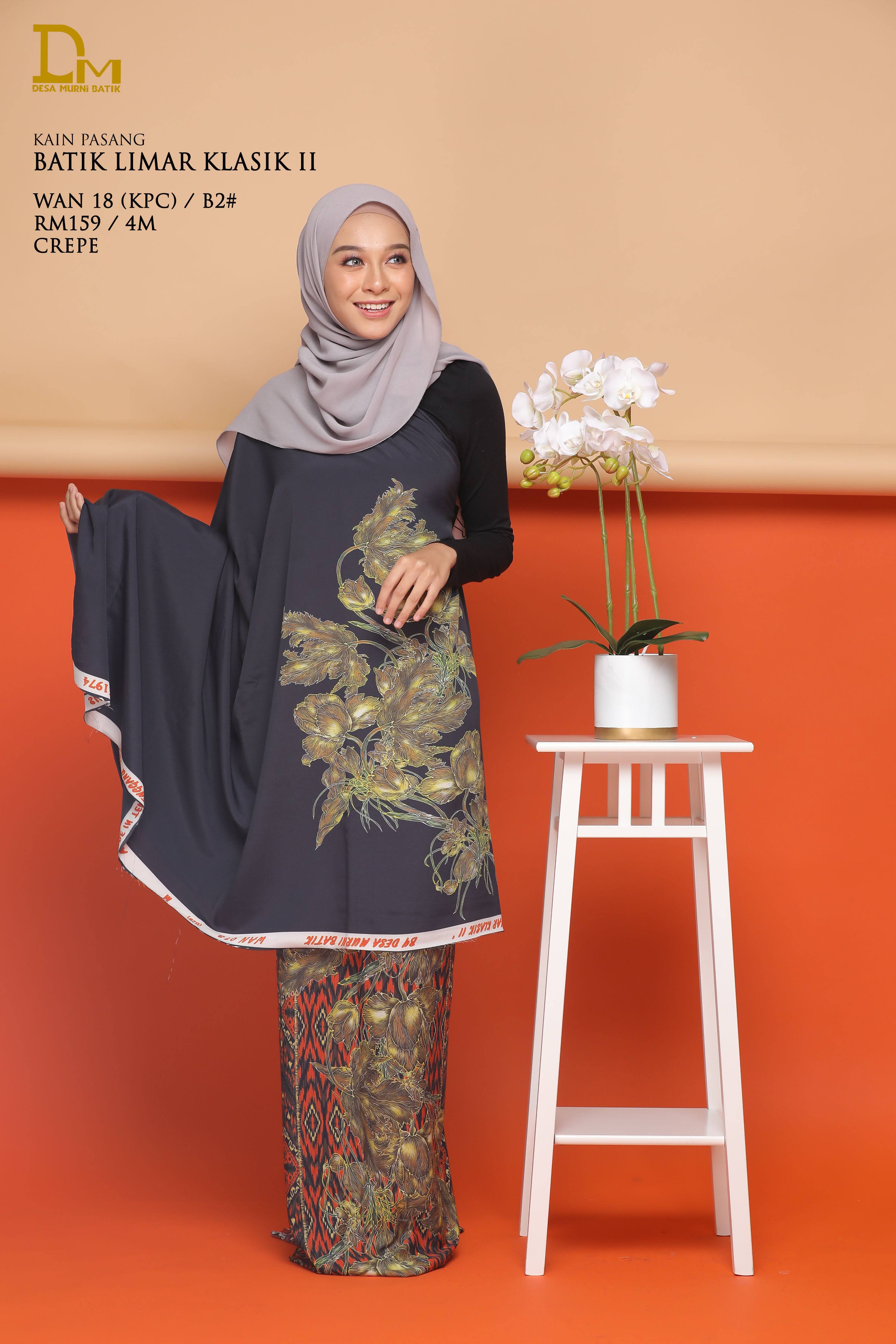 BATIK LIMAR KLASIK CREPE WAN 18