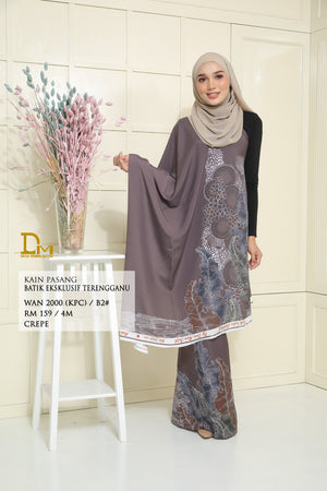 BATIK EKSKLUSIF TERENGGANU CREPE WAN 2000