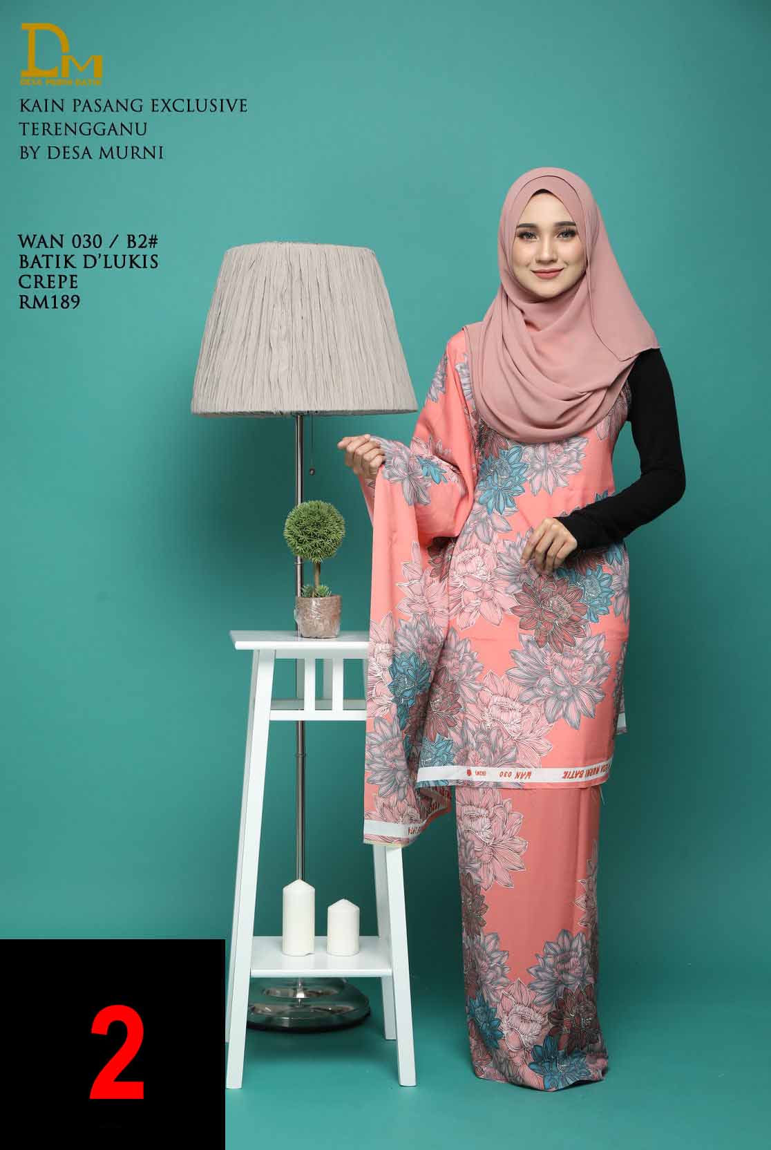 BATIK D' LUKIS WAN 030 CREPE