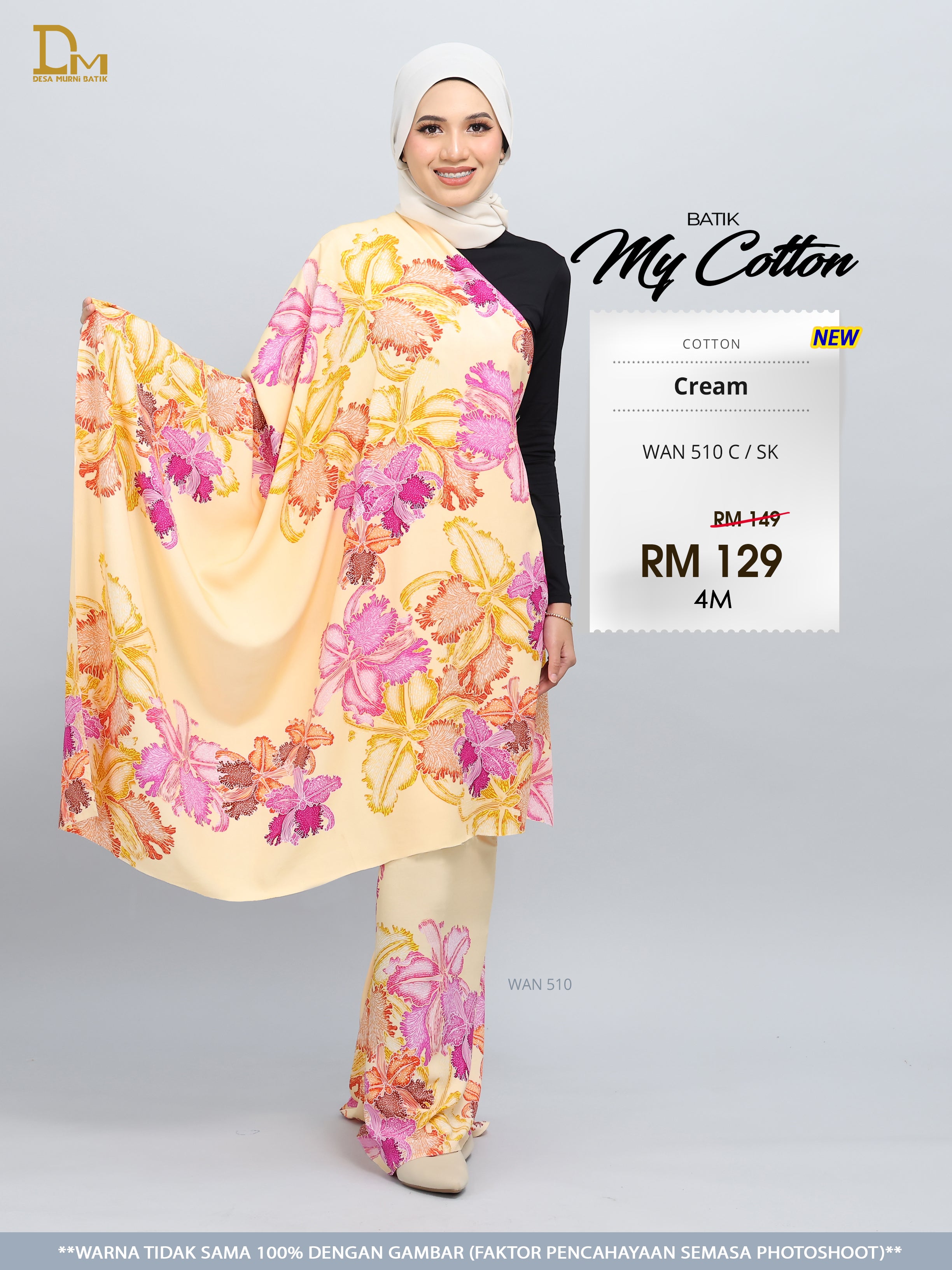 BATIK MY COTTON WAN 510 C / SK CREAM