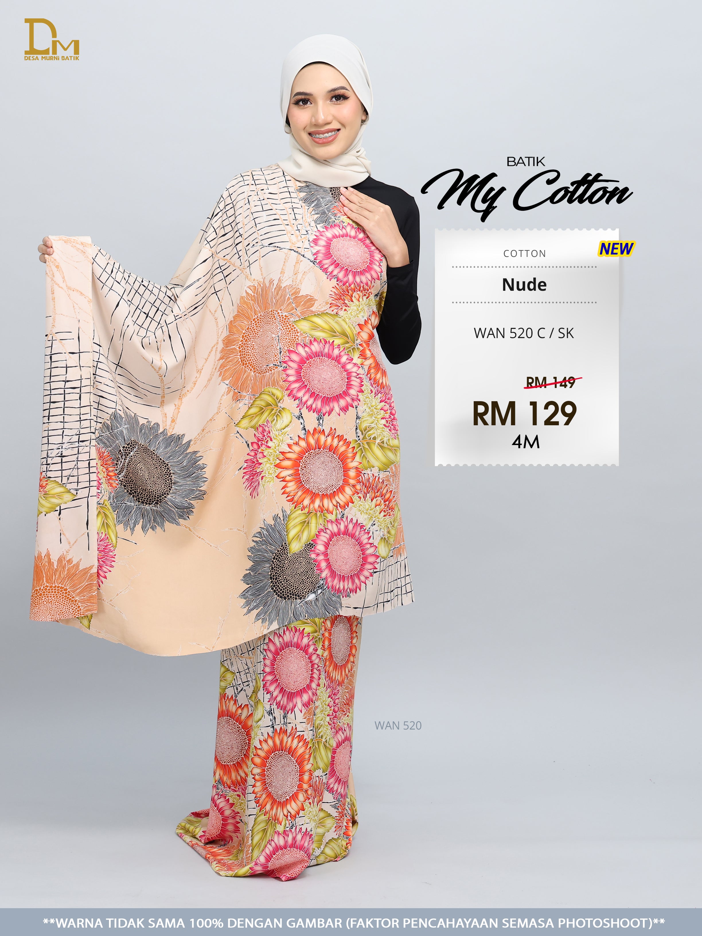 BATIK MY COTTON WAN 520 C / SK NUDE