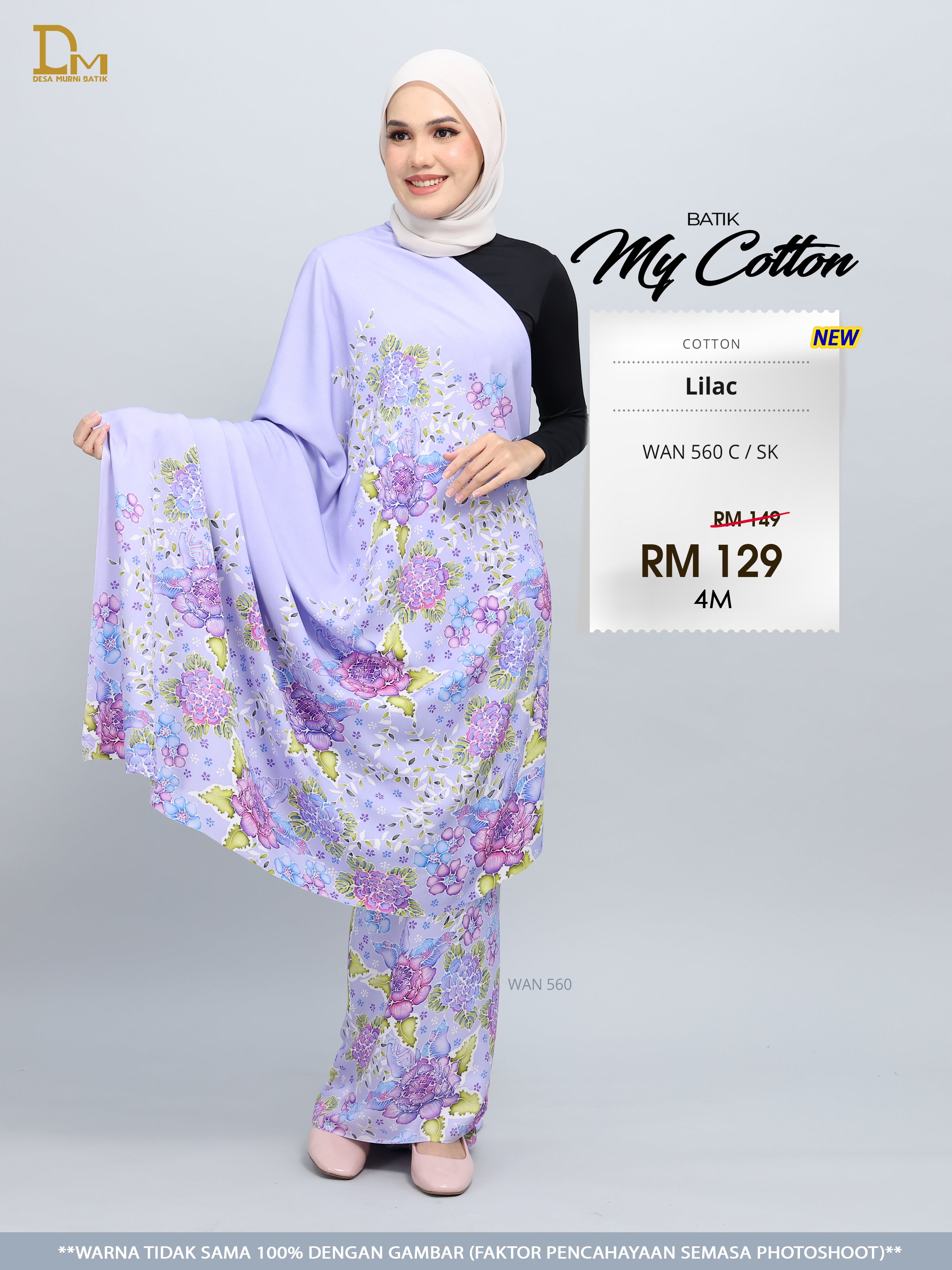 BATIK MY COTTON WAN 560 C / SK LILAC