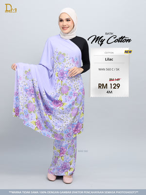 BATIK MY COTTON WAN 560 C / SK LILAC