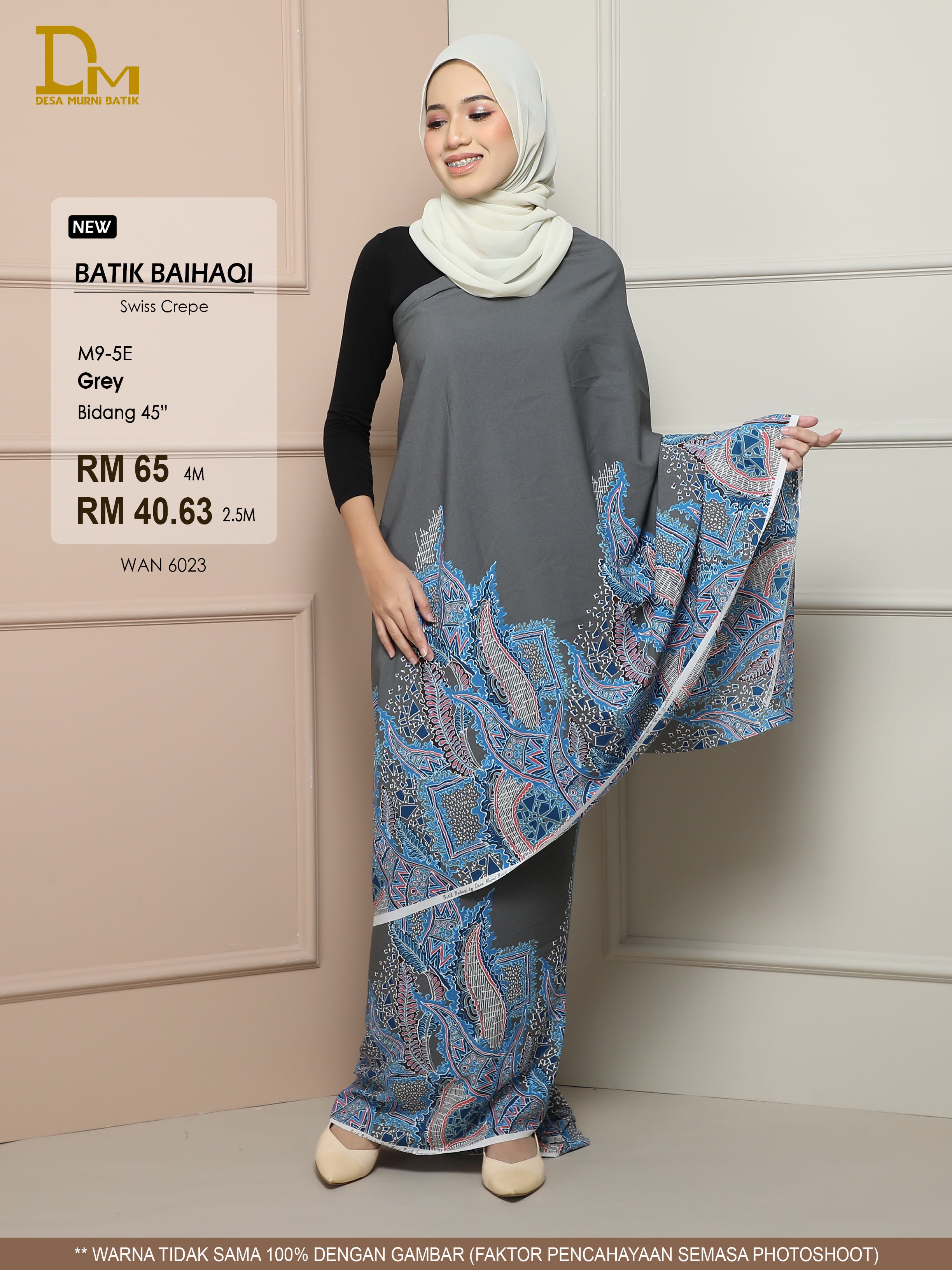 BAIHAQI M 9-5 GREY