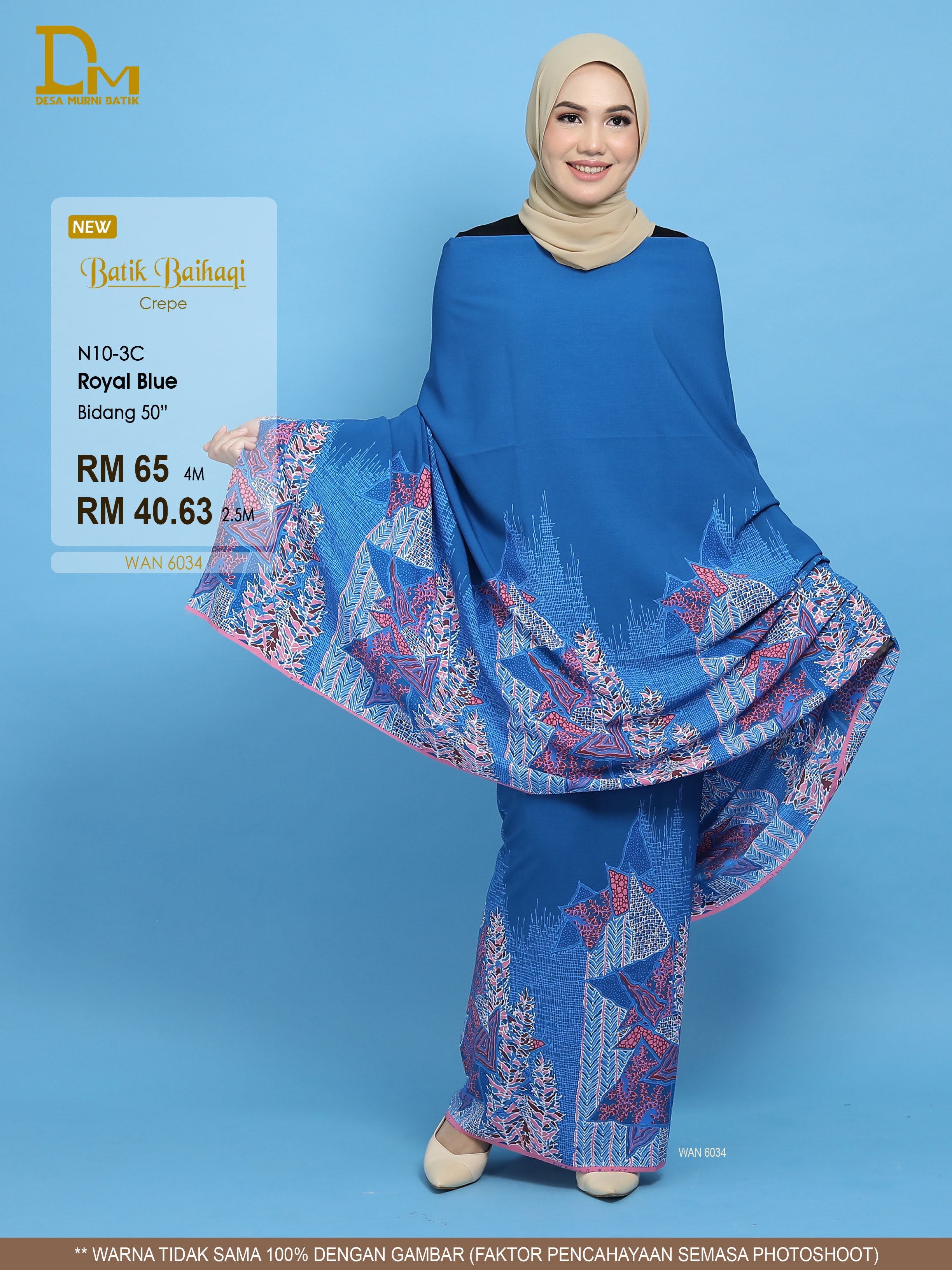 BAIHAQI N 10-3 ROYAL BLUE