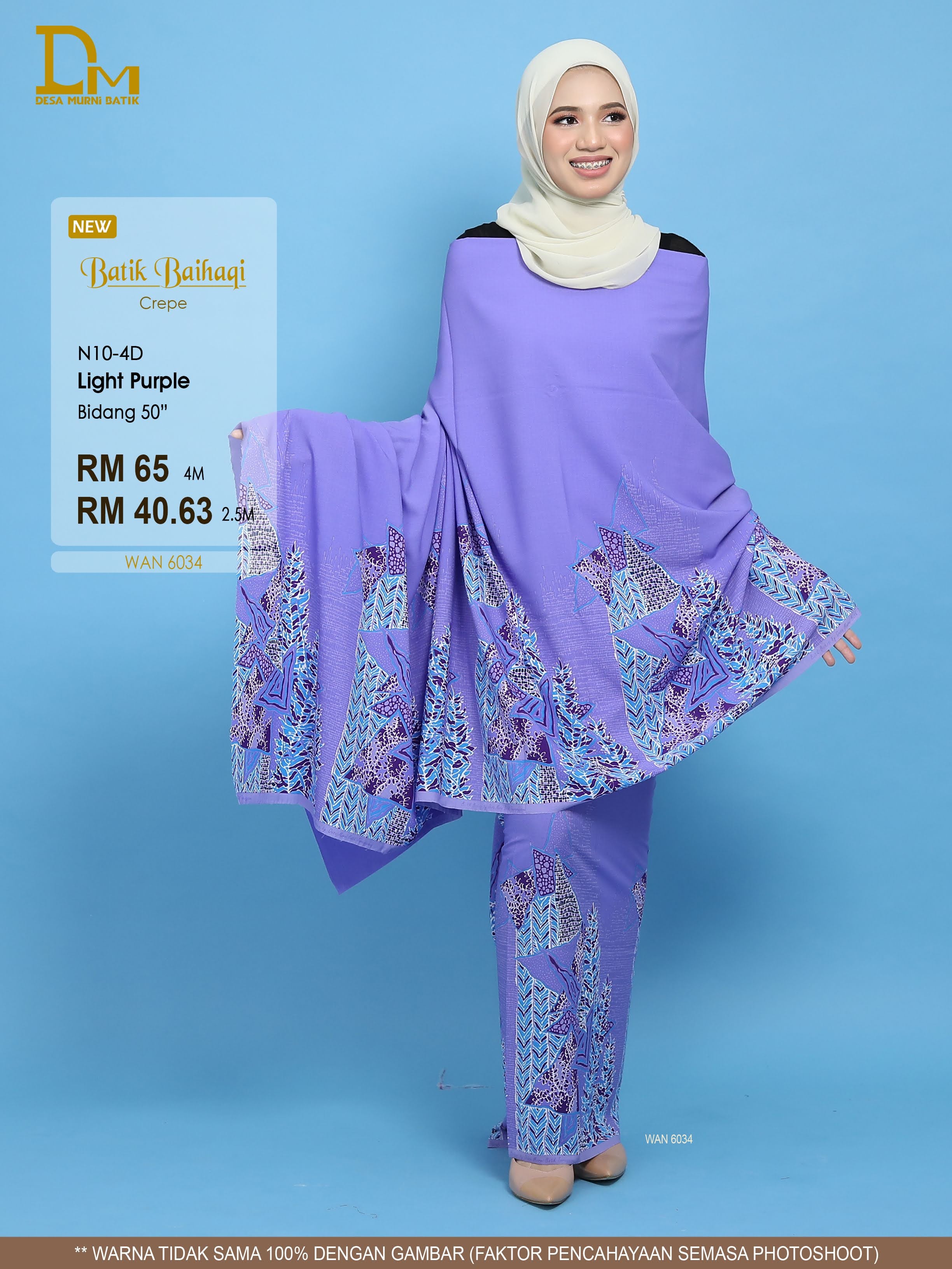 BAIHAQI N 10-4 LIGHT PURPLE
