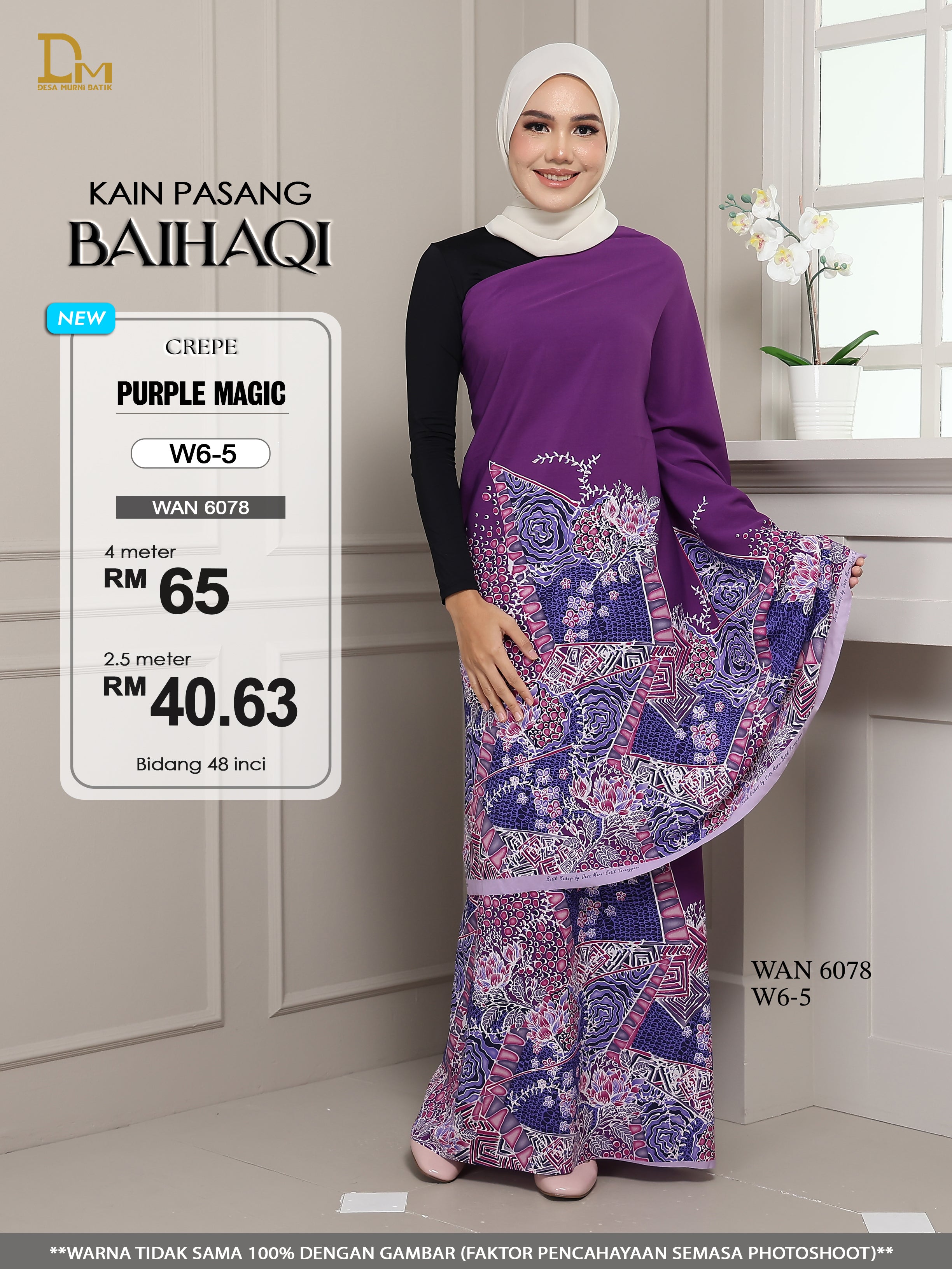 BAIHAQI W 6-5 PURPLE MAGIC
