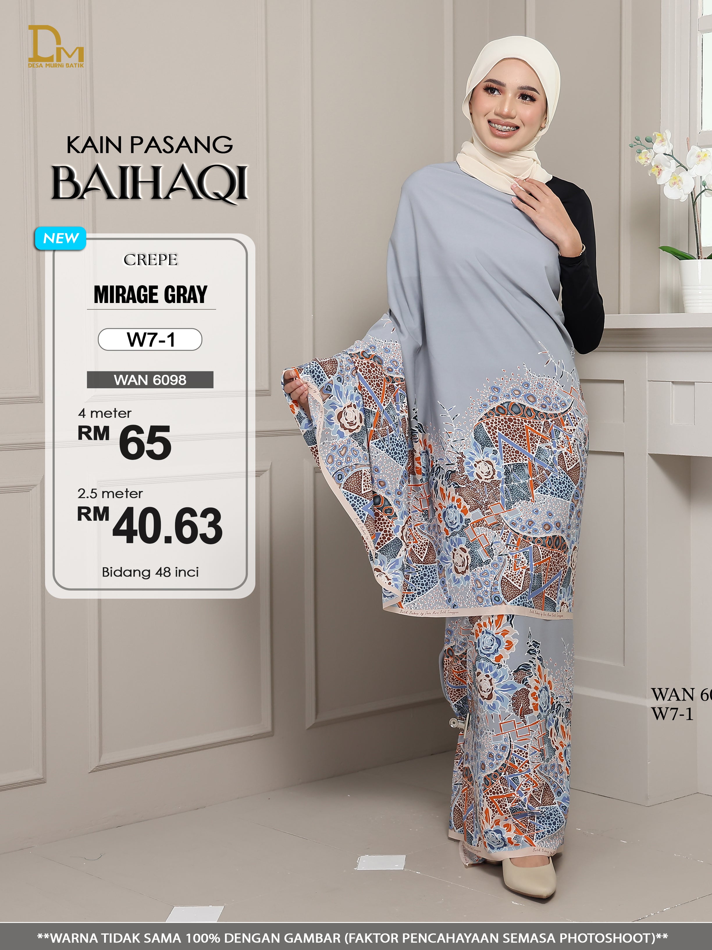 BAIHAQI W 7-1 MIRAGE GRAY