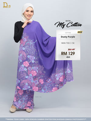 BATIK MY COTTON WAN 730 C / SK DUSTY PURPLE