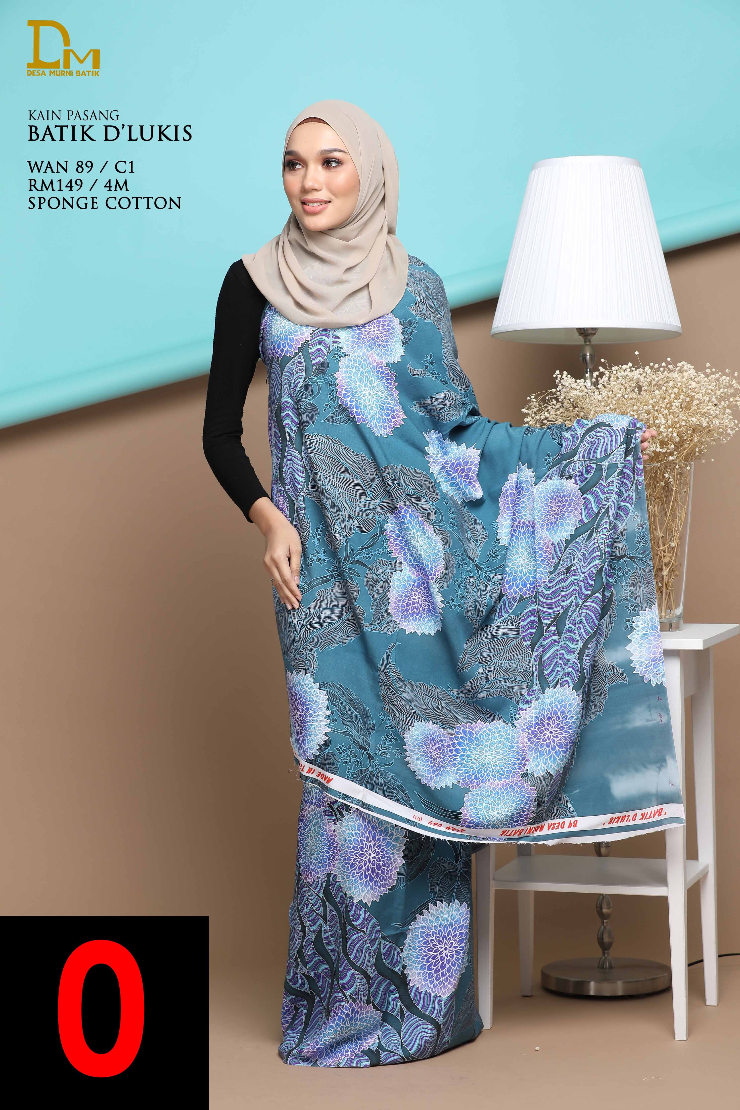 BATIK D' LUKIS WAN 89 SPONGE COTTON