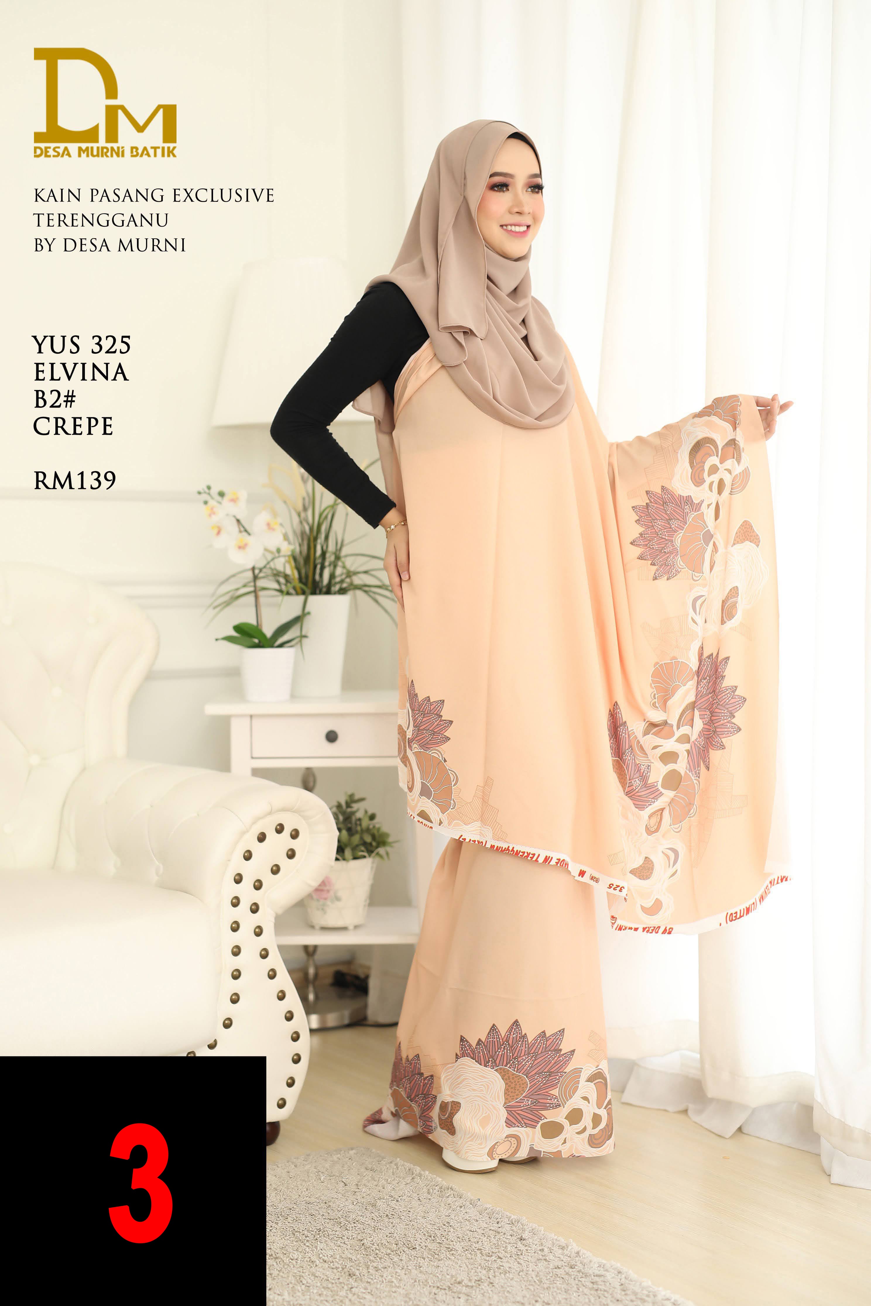 BATIK ELVINA YUS 325 CREPE