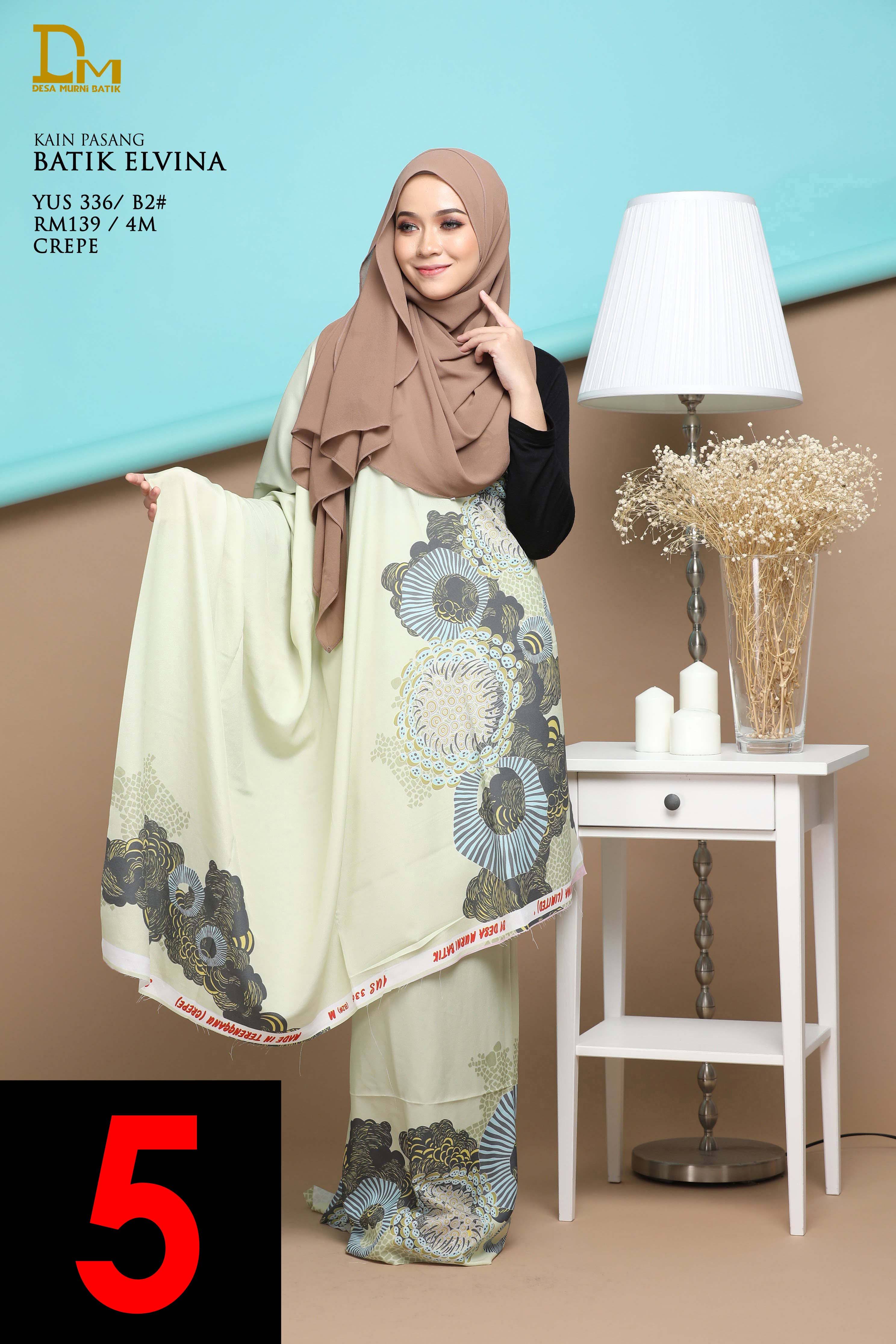 BATIK ELVINA YUS 336 CREPE