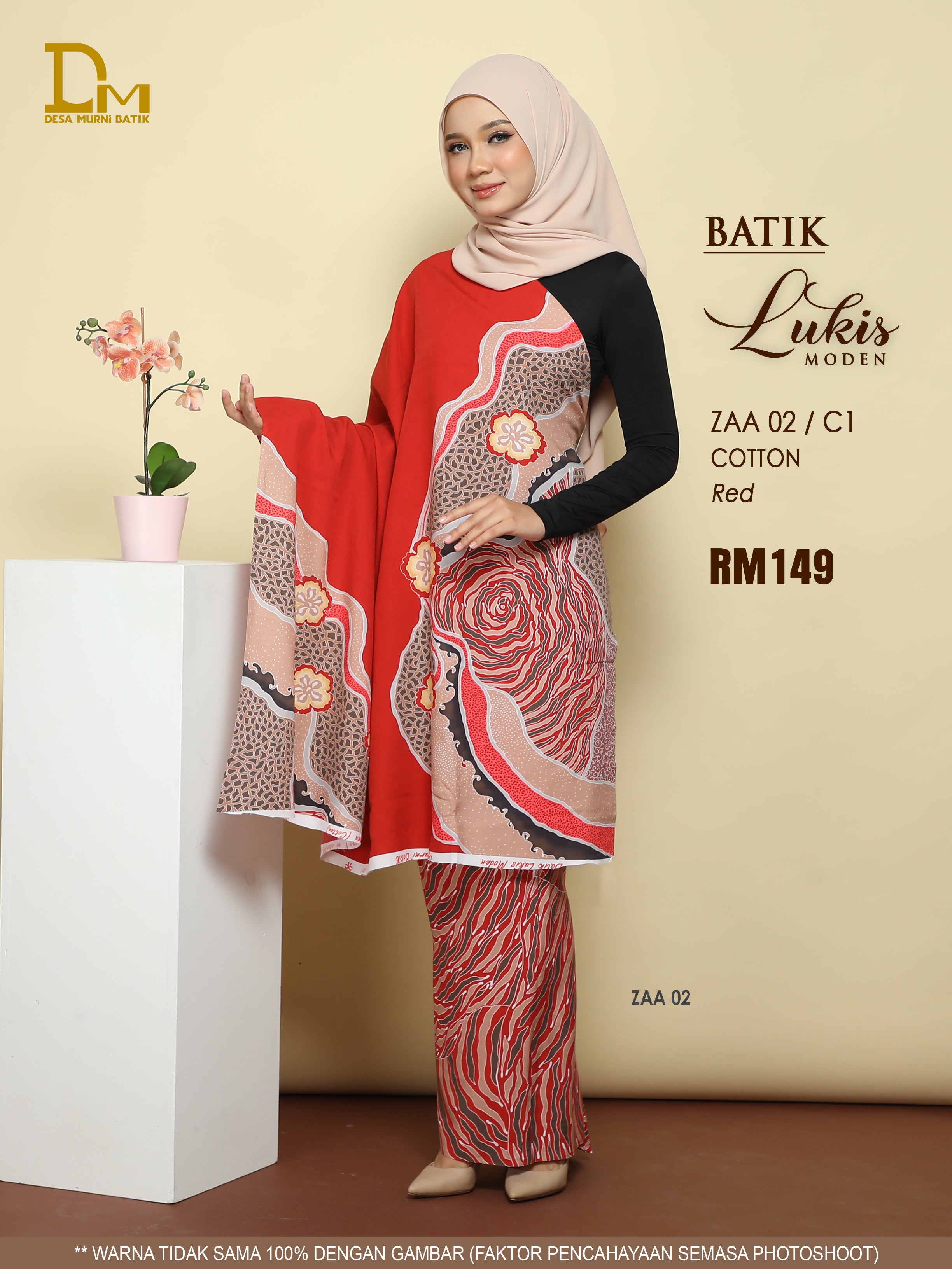 BATIK LUKIS MODEN COTTON ZAA 02