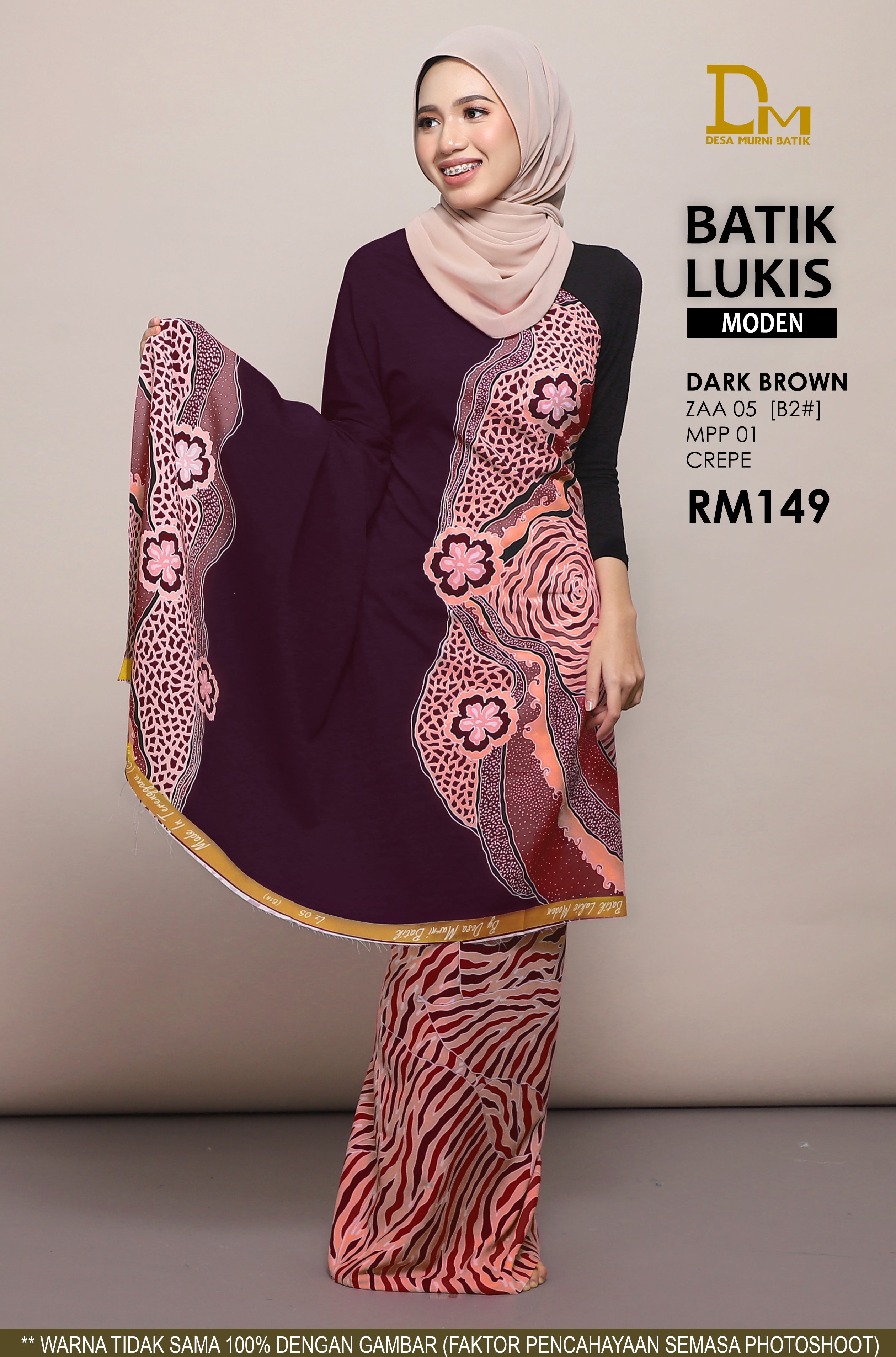 BATIK LUKIS MODEN CREPE ZAA 05