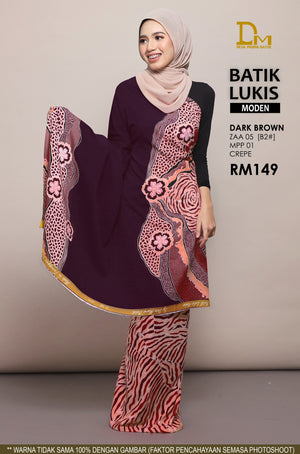 BATIK LUKIS MODEN CREPE ZAA 05