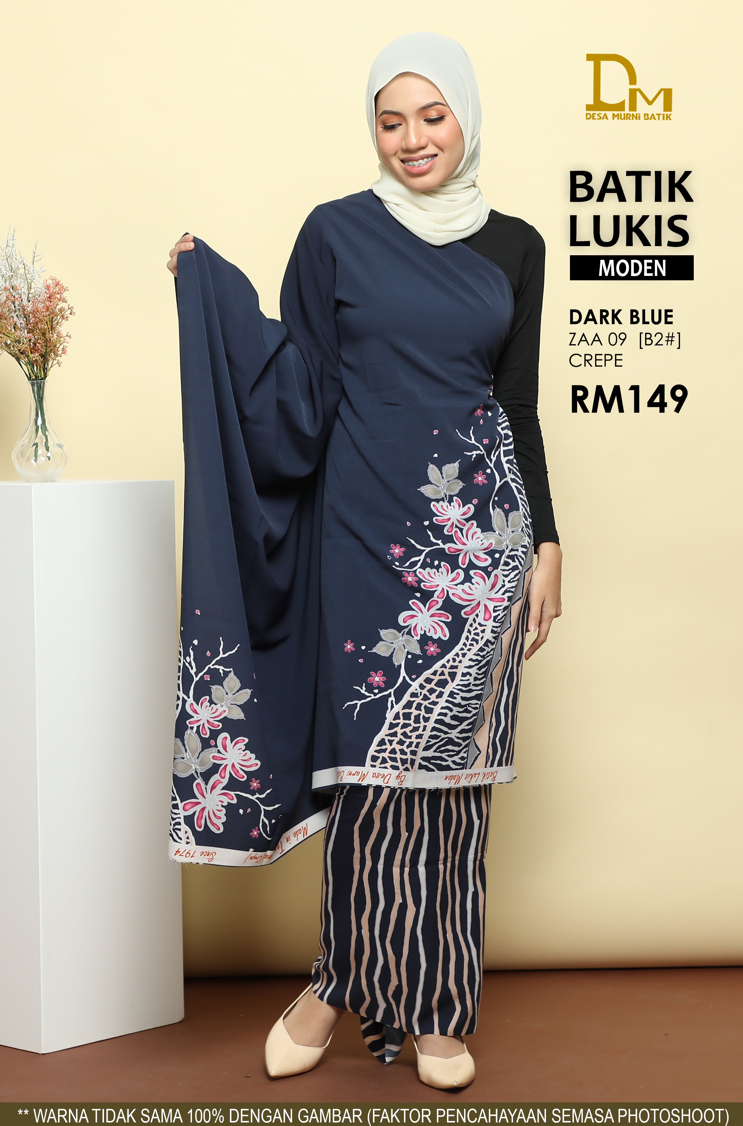 BATIK LUKIS MODEN CREPE ZAA 09