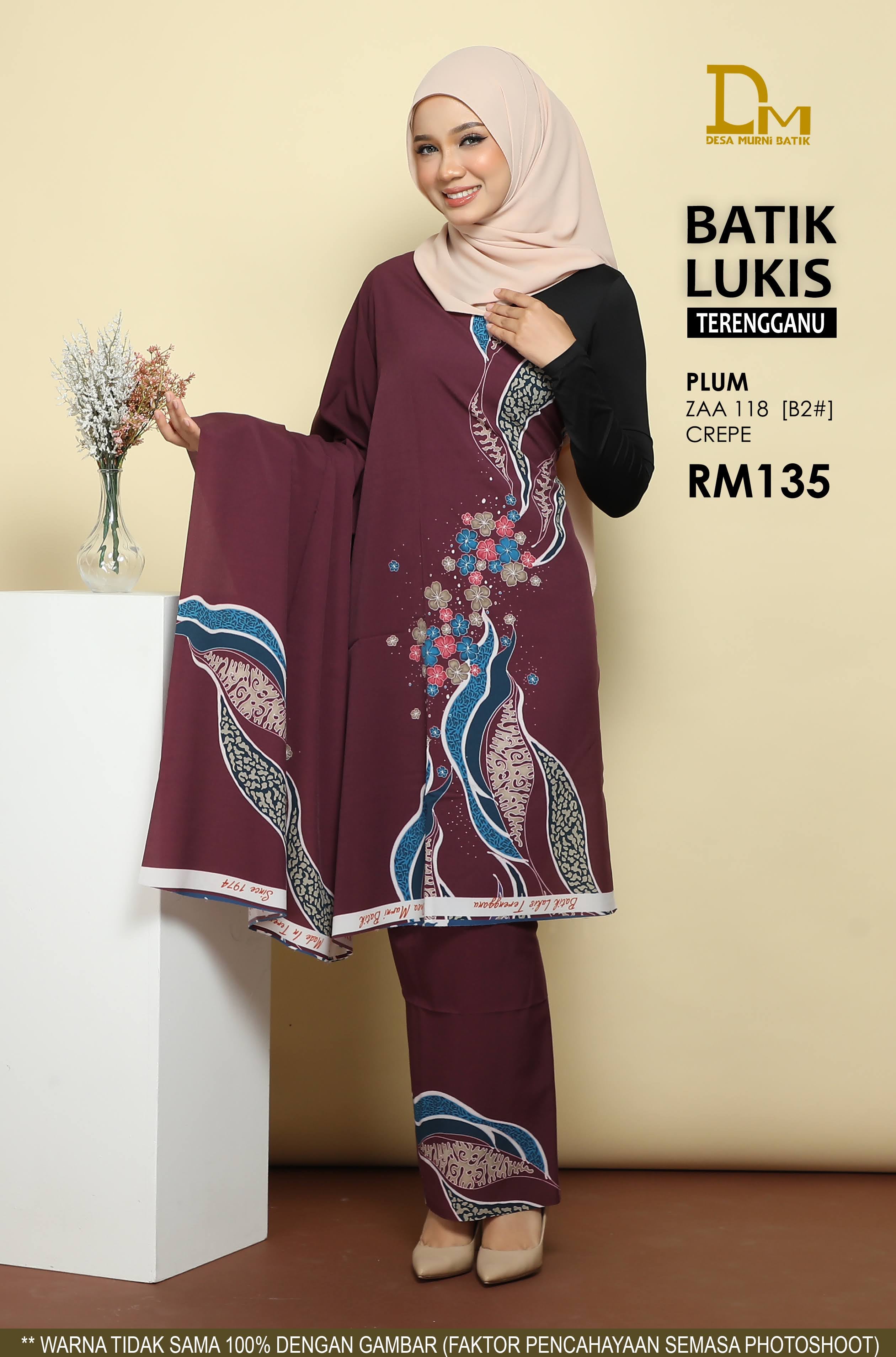BATIK LUKIS TERENGGANU CREPE ZAA 118