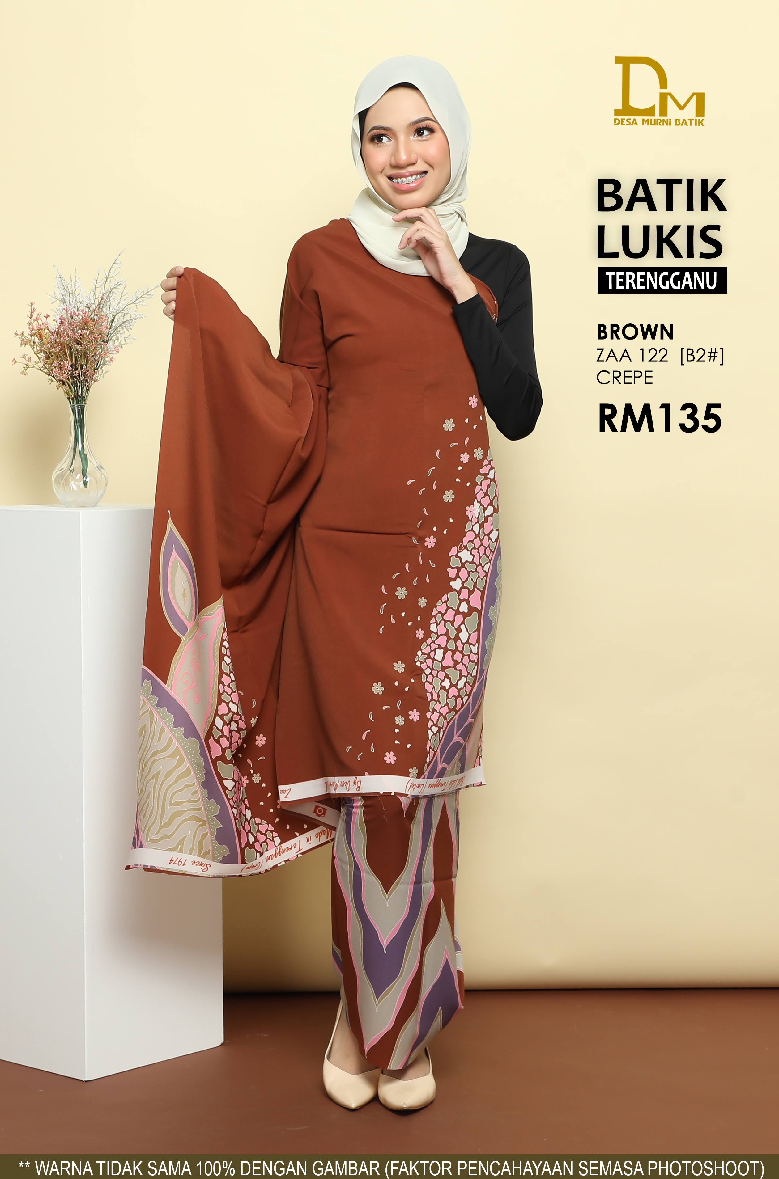 BATIK LUKIS TERENGGANU CREPE ZAA 122