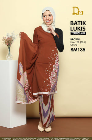 BATIK LUKIS TERENGGANU CREPE ZAA 122