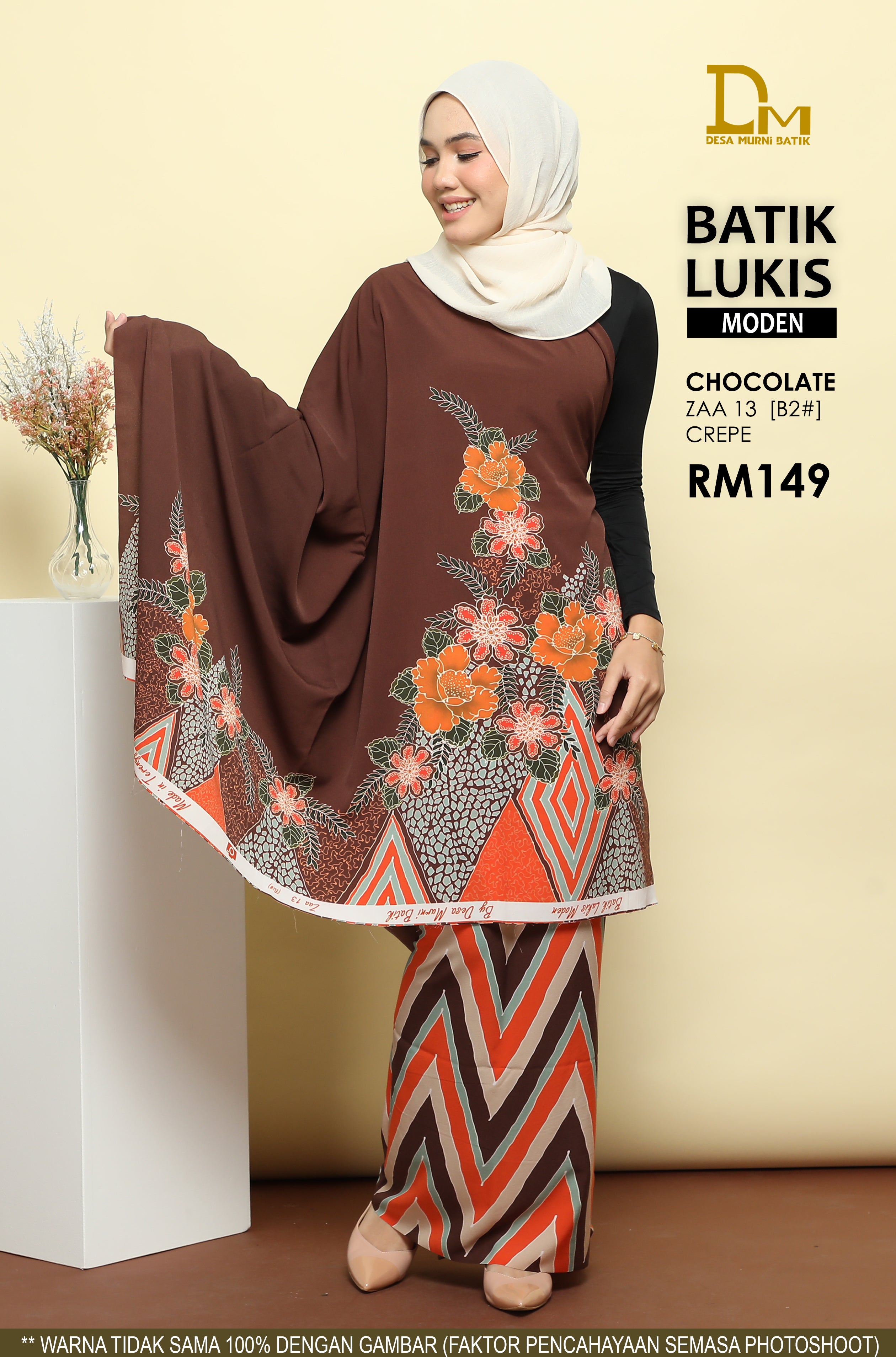 BATIK LUKIS TERENGGANU CREPE ZAA 13