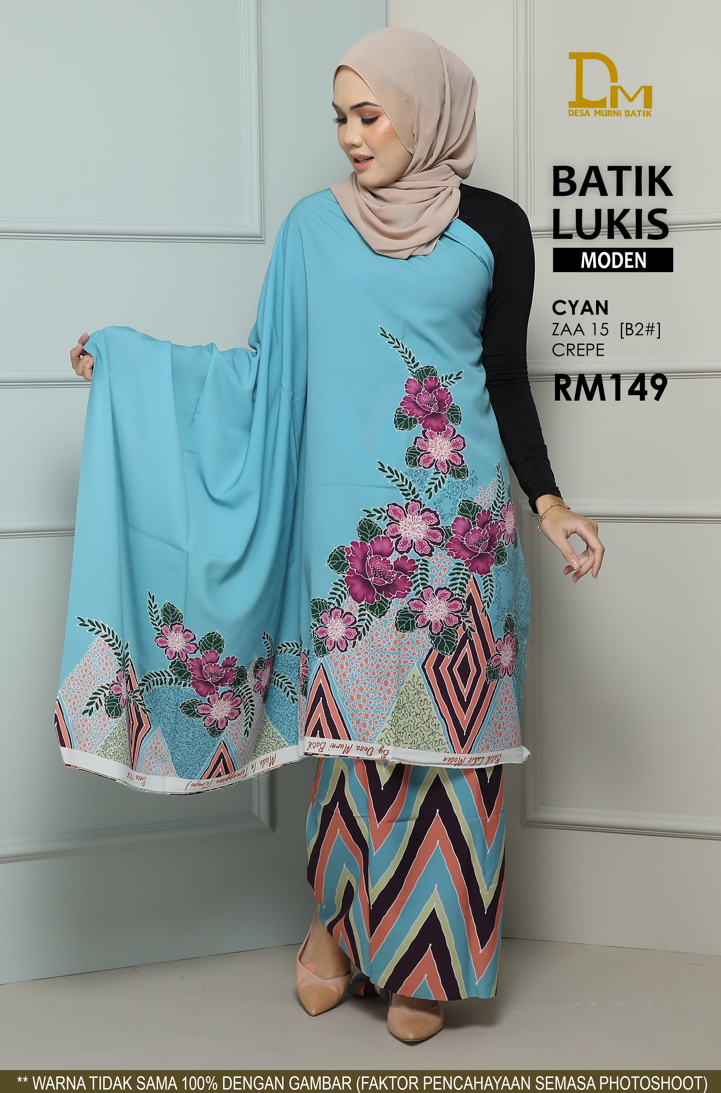 BATIK LUKIS MODEN CREPE ZAA 15