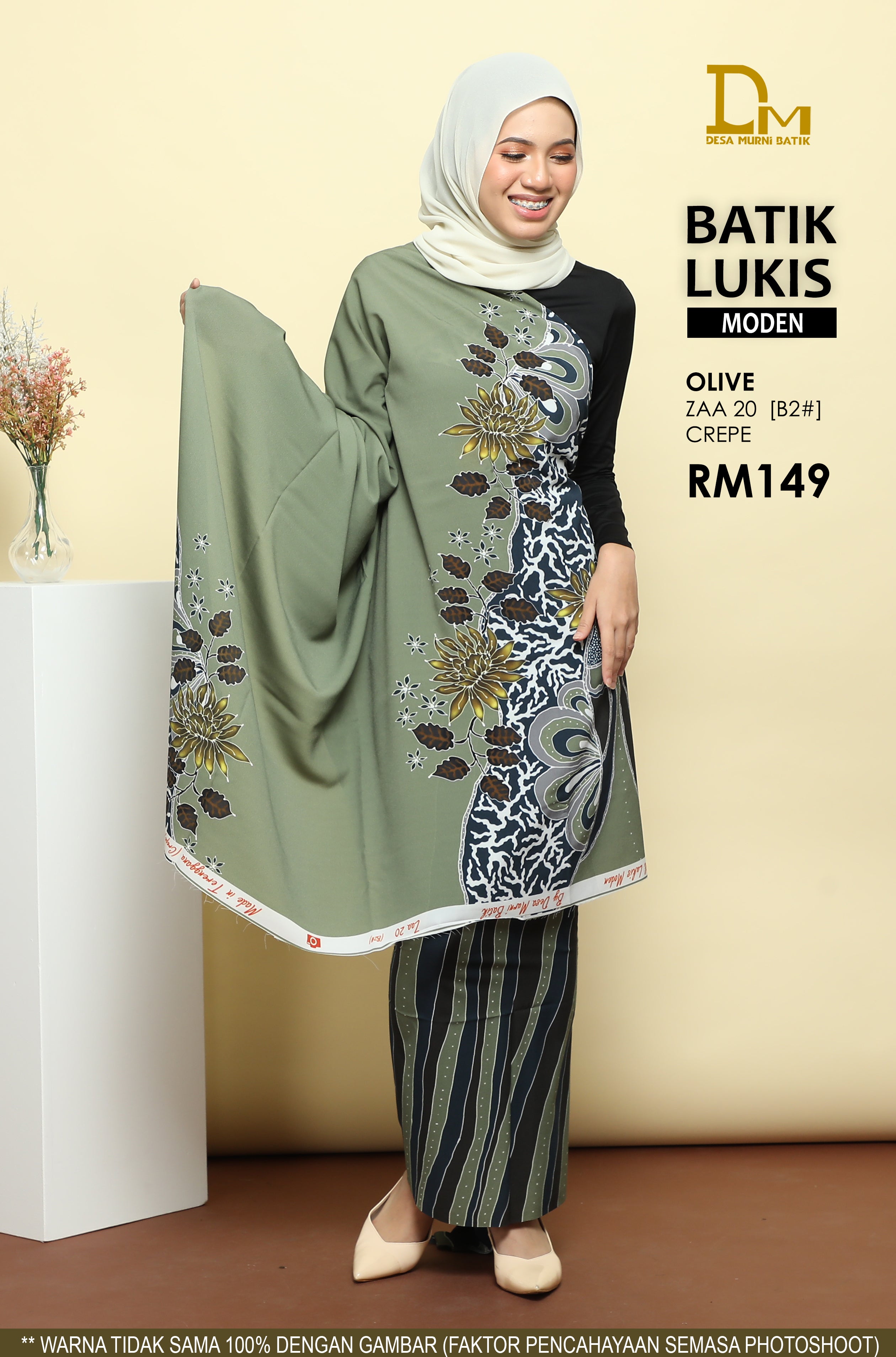 BATIK LUKIS MODEN CREPE ZAA 20