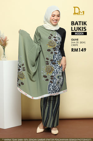 BATIK LUKIS MODEN CREPE ZAA 20