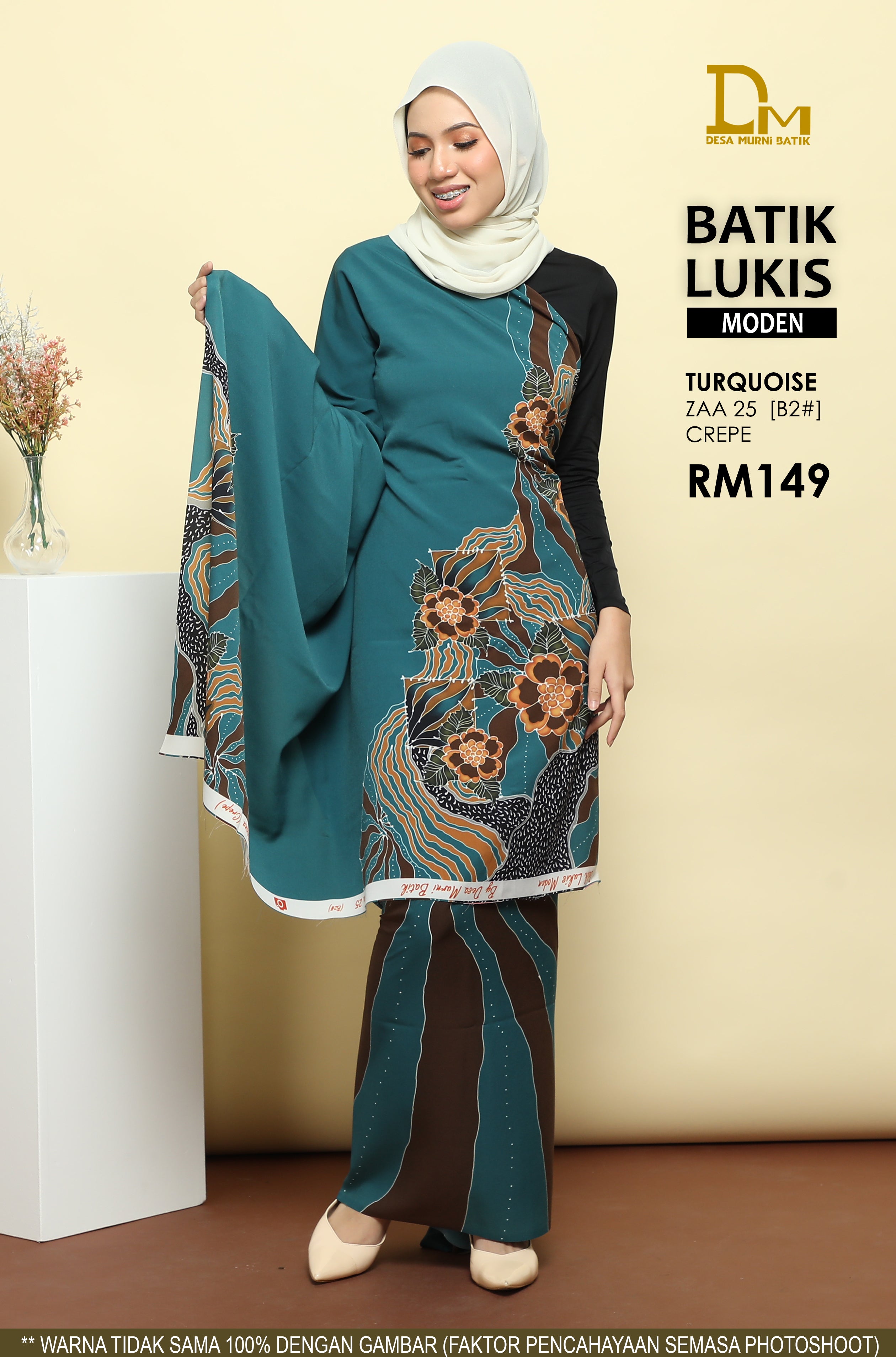 BATIK LUKIS MODEN CREPE ZAA 25