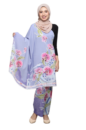 BATIK CARMELA ZAA 37 CREPE CURELEAN