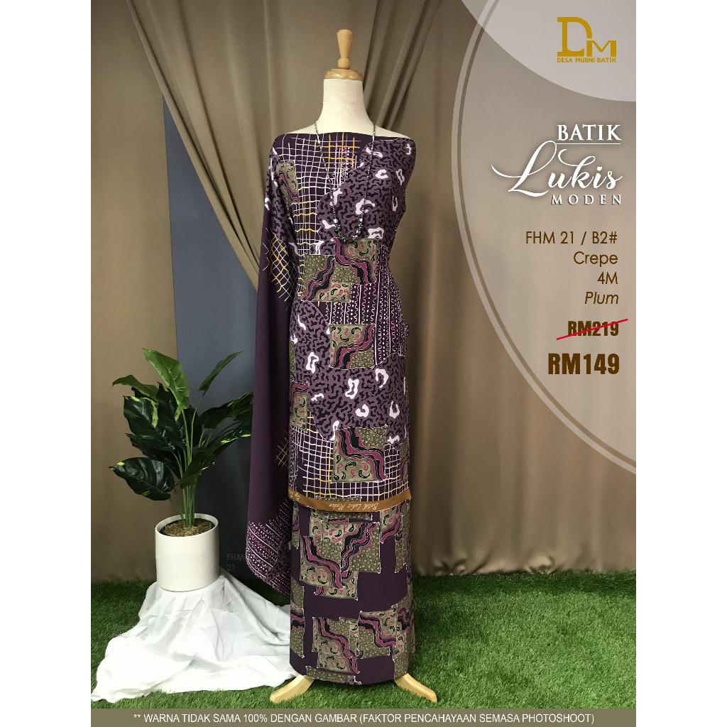 BATIK LUKIS MODEN CREPE FHM 21